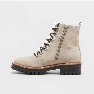 Target Women’s Leighton Sherpa Tongue Hiking Boots A New Day Taupe Size 7.5